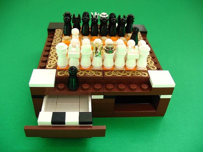 Elegant Mini Lego Chess Set