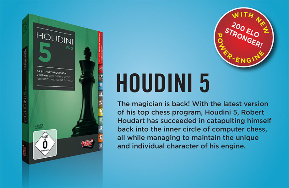 Houdini 5 Chess Computer Software