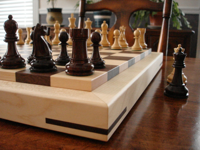 Summerville-New England Chessboard with Pieces