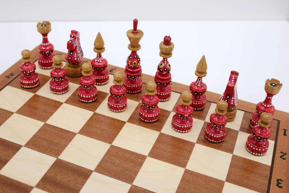Painted Chess Set Sydney-3