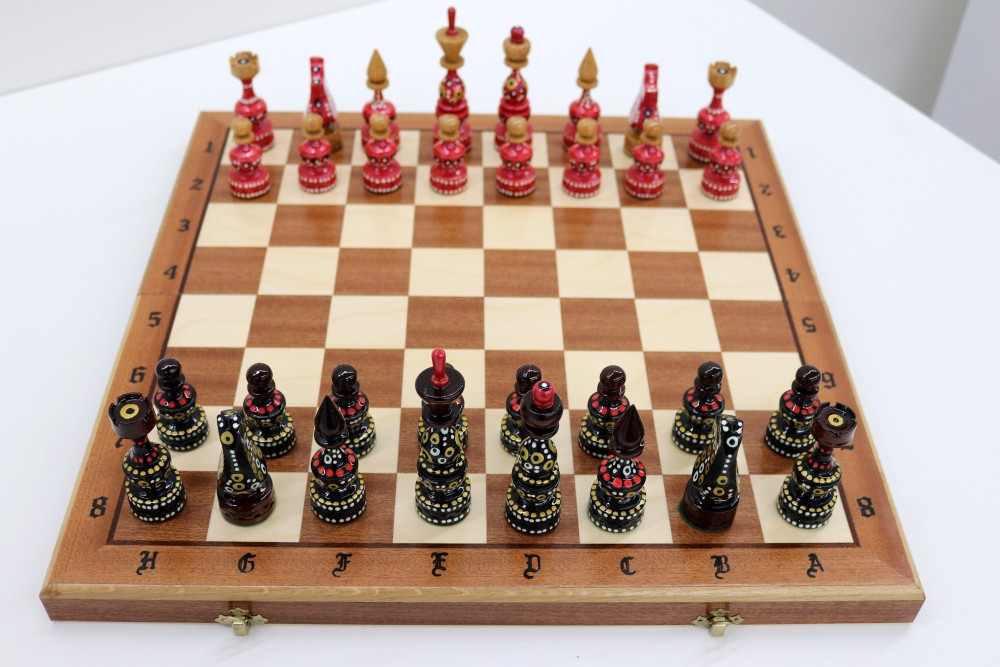Painted Chess Set Sydney-7