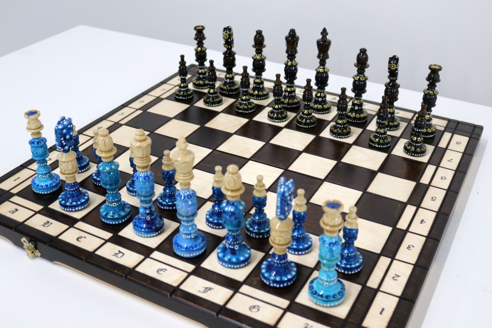 Painted Chess Set Sydney-4